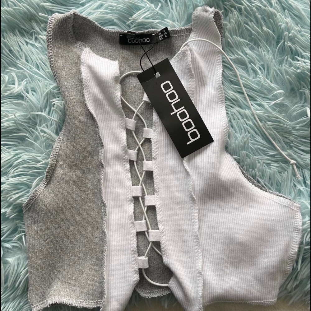 BOOHOO RIPPED TOP